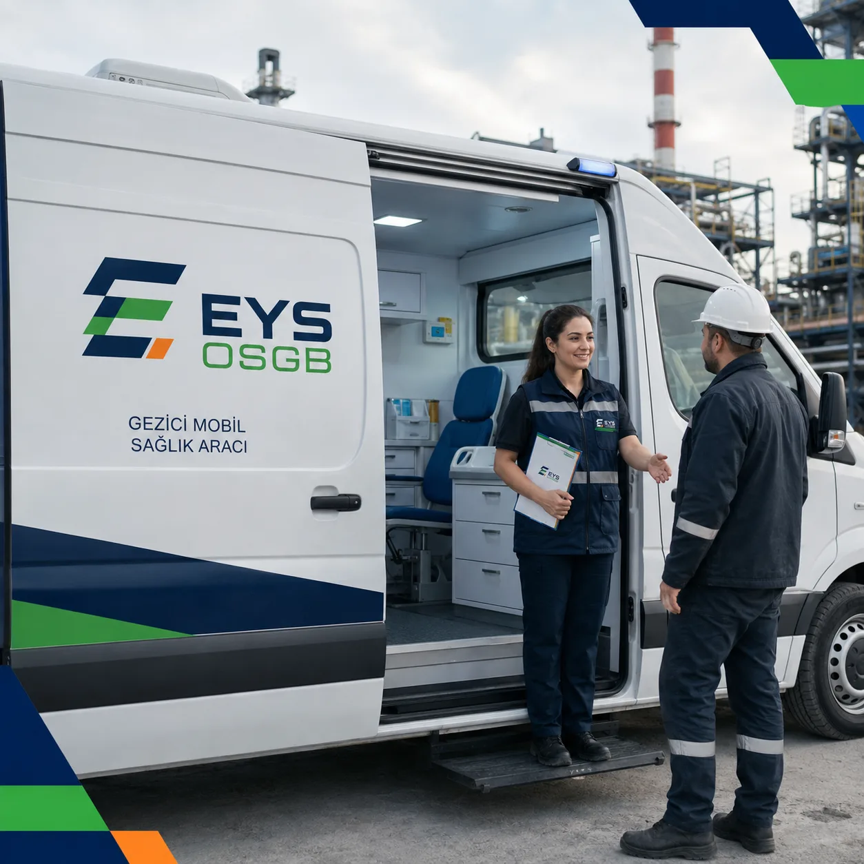EYS OSGB gezici mobil sağlık aracı hizmeti
